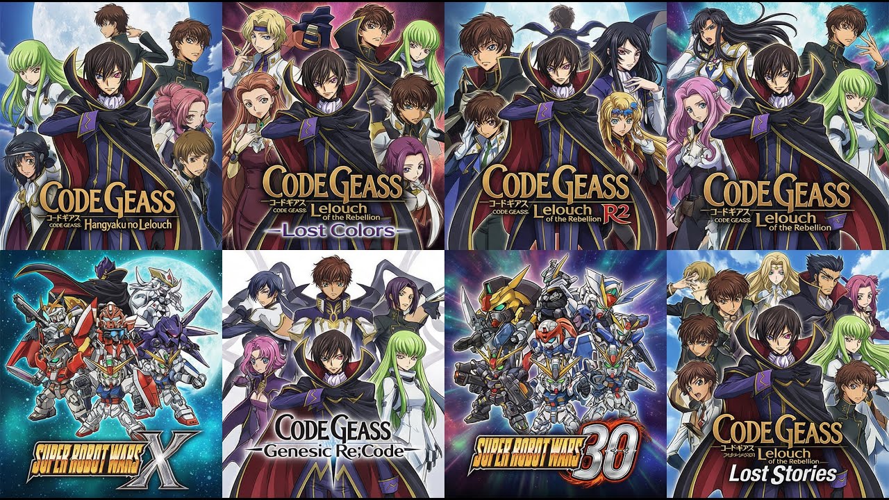 Эволюция игр CODE GEASS (2007-2022)