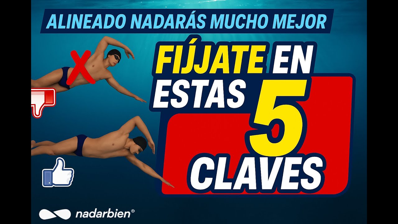 ¿Aún se te hunden las piernas nadando?