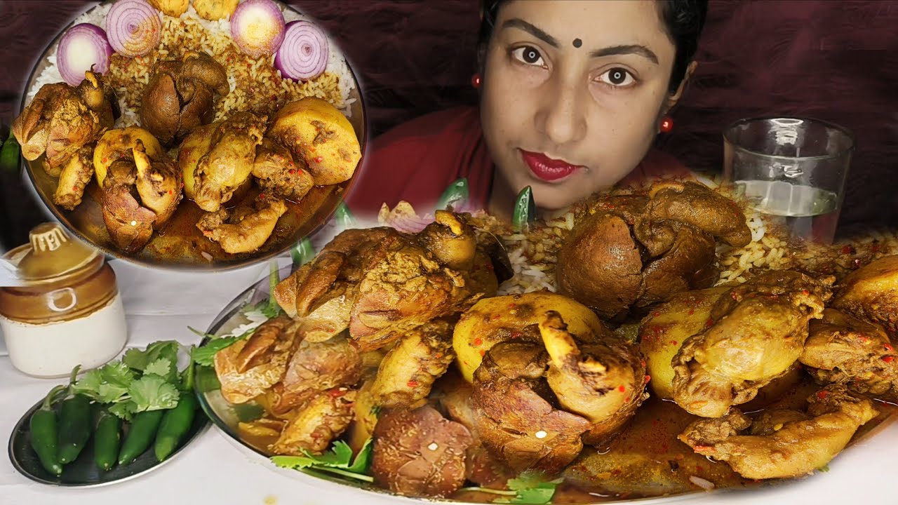 Extreme Spicy🥵Chicken Gizzard LiverCurry Rice Eating Indian Mukbang ASMR Show #bigbites #gizzards 