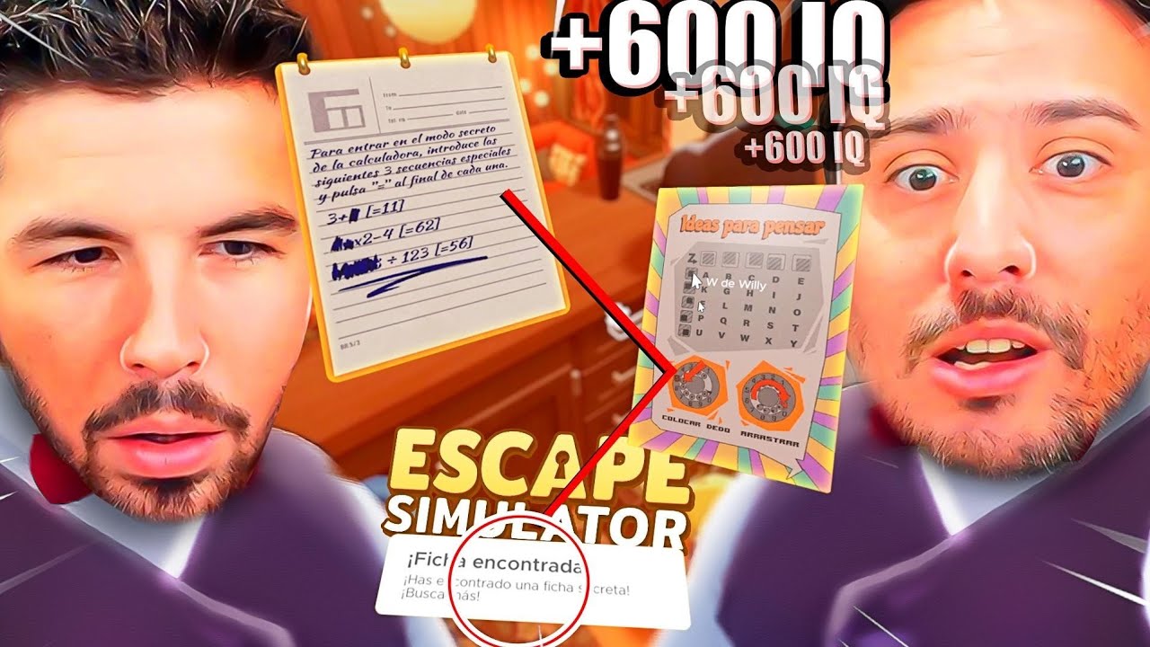 USAMOS TODO NUESTRO IQ Y ROMPEMOS RECORD! ESCAPE SIMULATOR