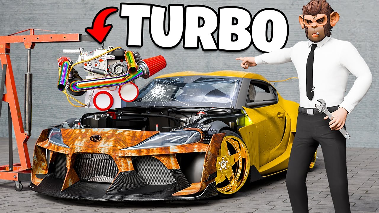 I stole and Upgraded Abandoned Toyota Supra sa GTA 5