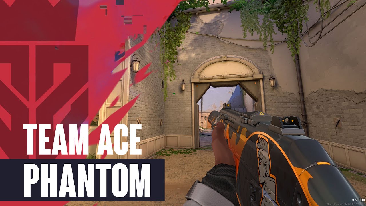 Team Ace Phantom Skin (Phoenix Phantom) Showcase - Valorant Team Ace Agent Skin Collection