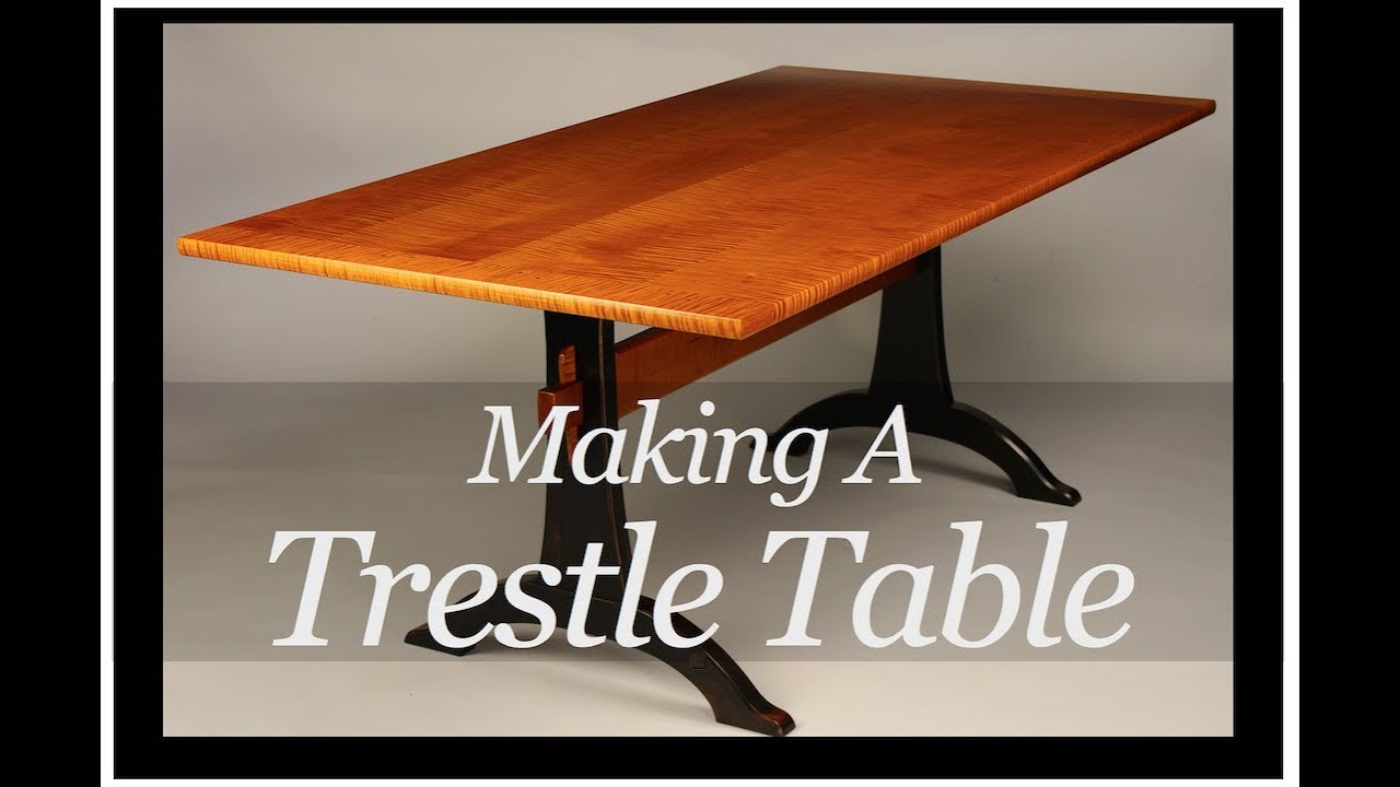Trestle Table Building Process by Doucette and Wolfe Fine Handmade Furniture