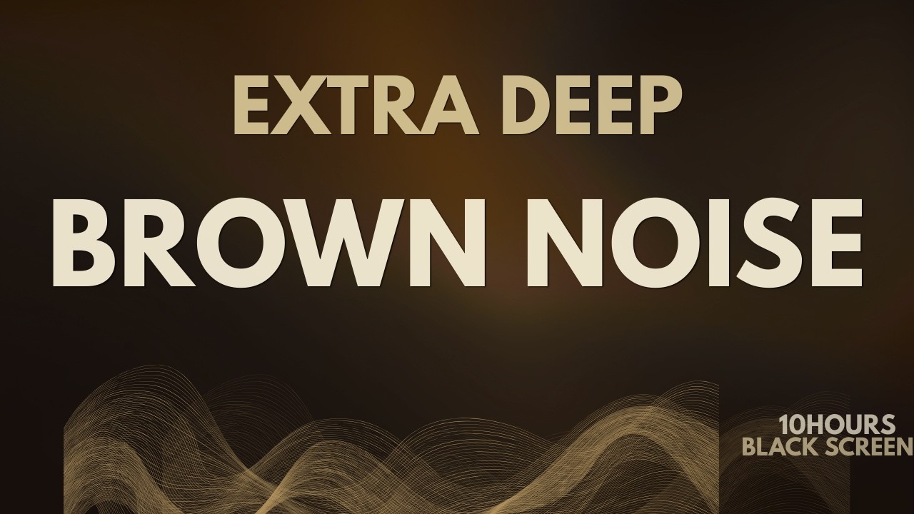 Deep Brown Noise for Sleep | Blocks Background Noise (10 Hours)