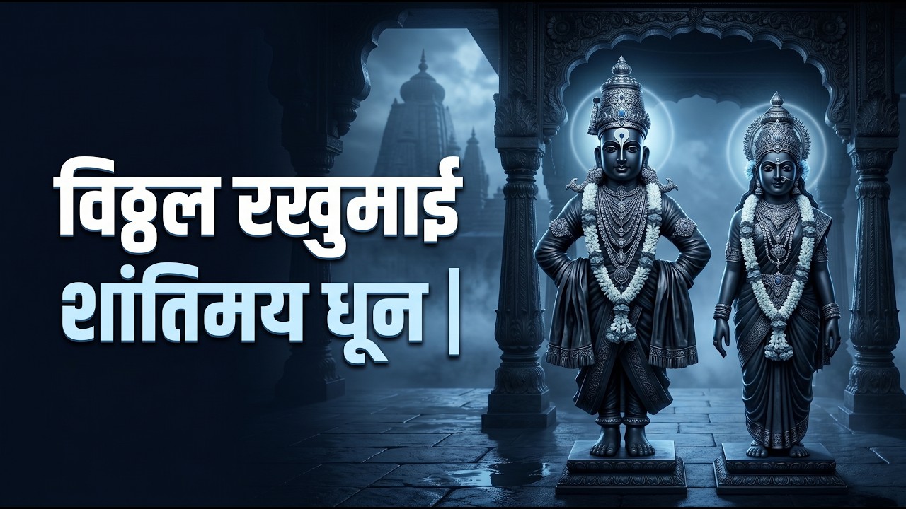 विठ्ठल रखुमाई शांतिमय धून | 1 Hour Peaceful Vitthal Rakhumai Naam Smaran