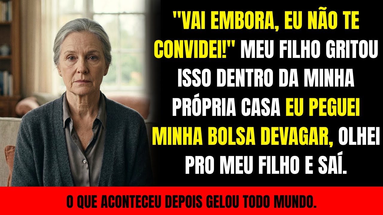 Meu filho gritou: “Vai embora, eu não te convidei!” dentro da minha casa…mas depois eu voltei...