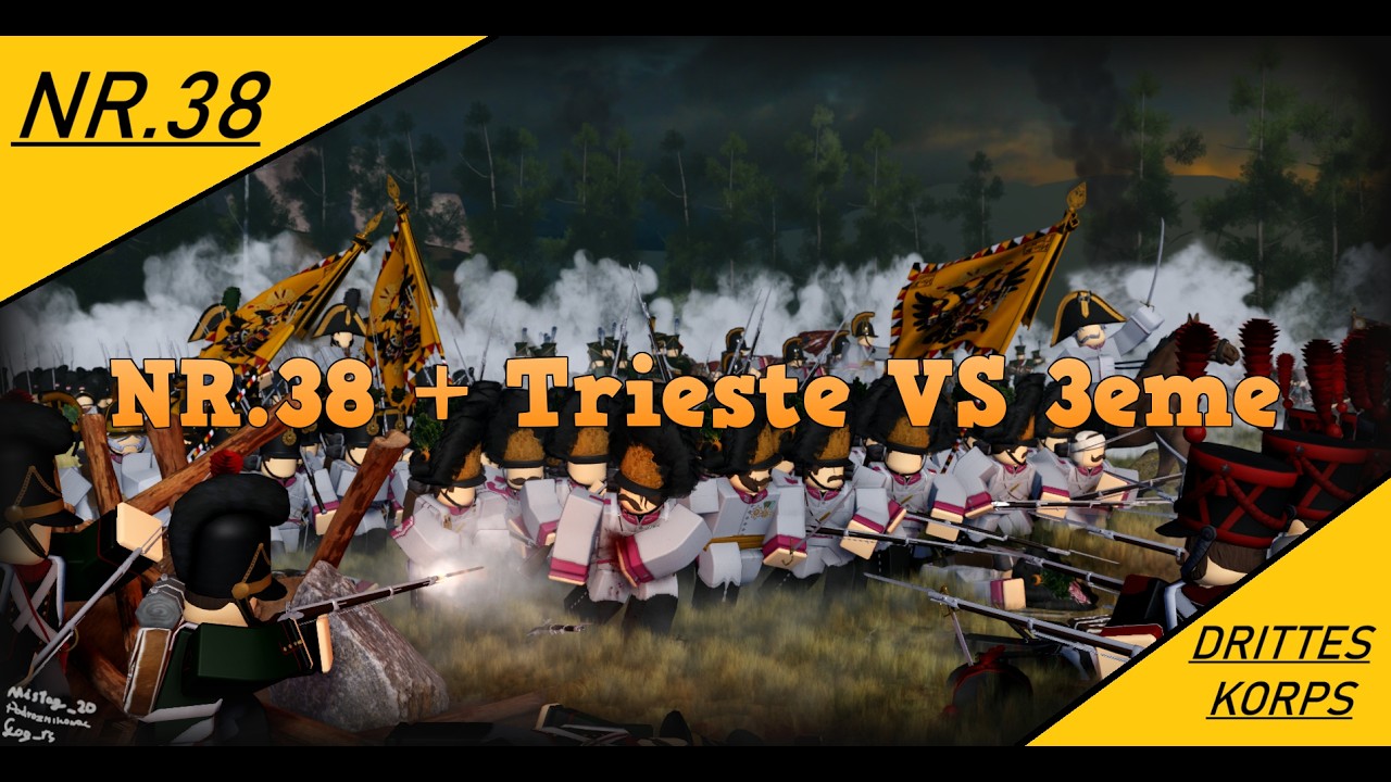 Napoleonic Wars | Drittes Korps | NR.38 + Trieste VS 3eme | Full Battle