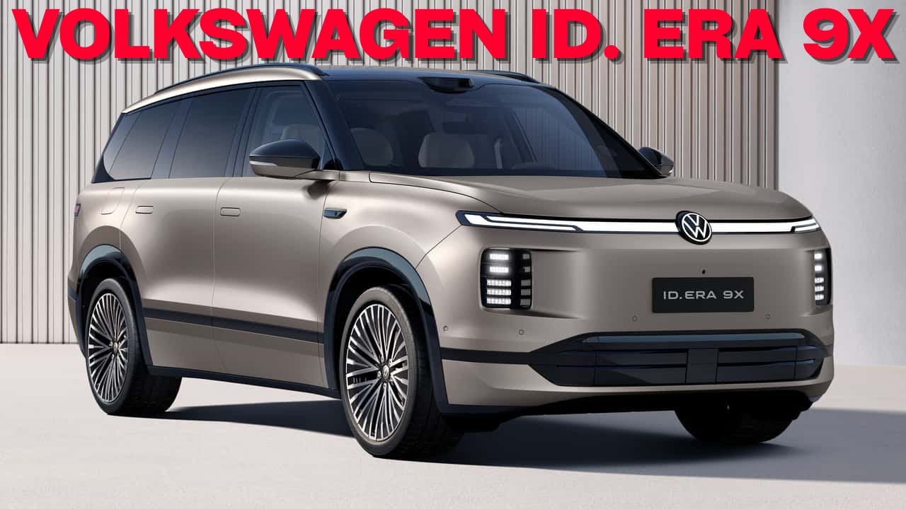 ID. Era 9X: Первый электромобиль VW с бензиновым мотором-генератором!