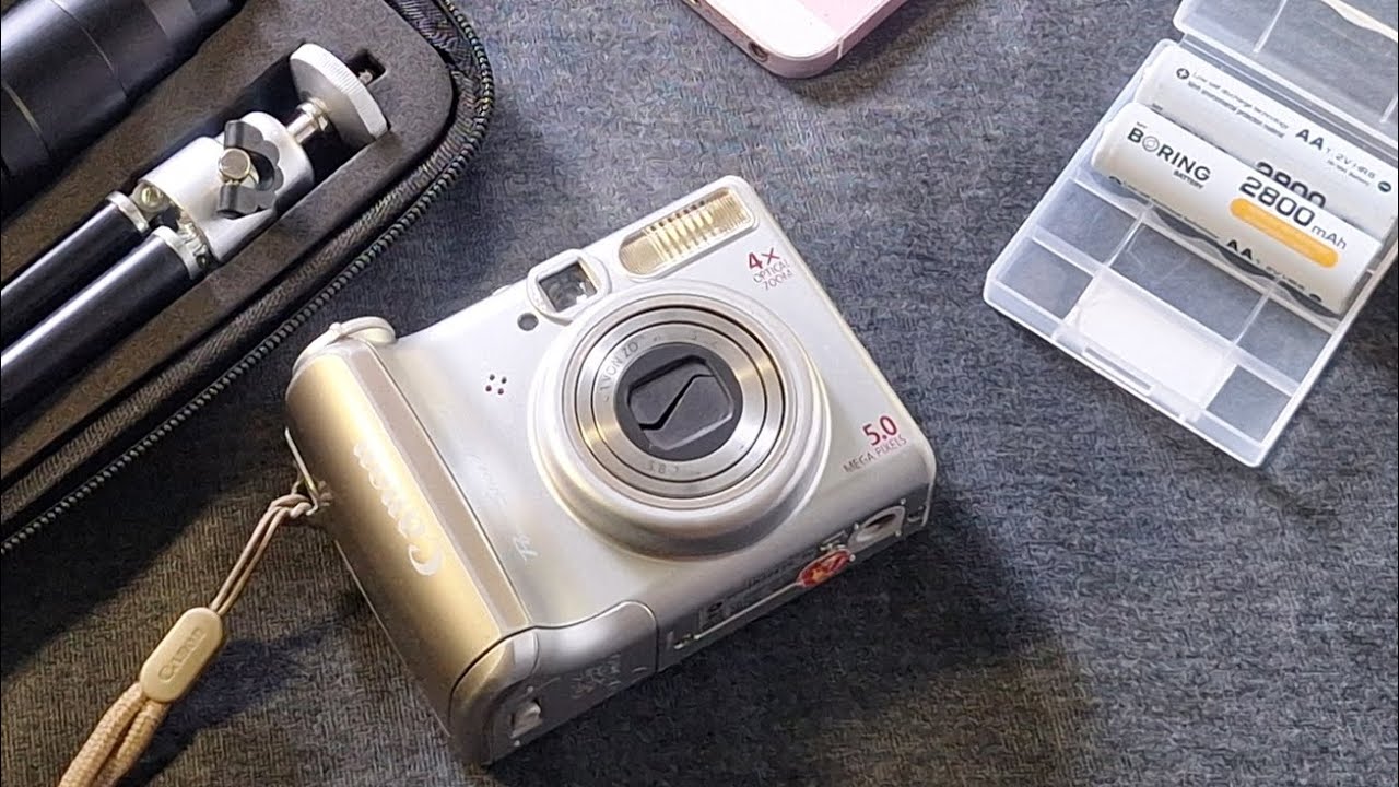 Thrifting Camera Canon Powershot A530