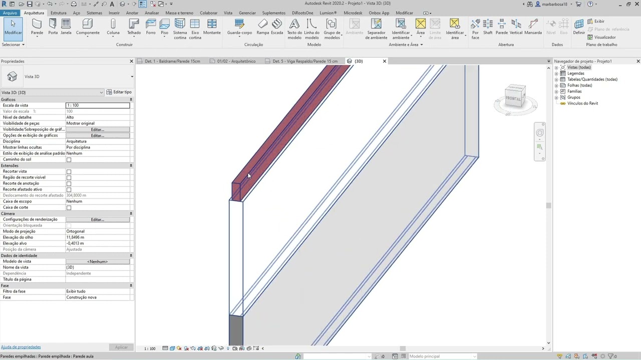 Como criar PAREDES EMPILHADAS no REVIT
