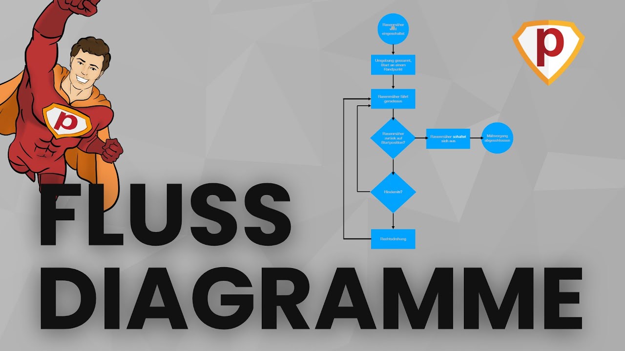 FLUSSDIAGRAMME ganz leicht LESEN und VERSTEHEN lernen| Plakos.de