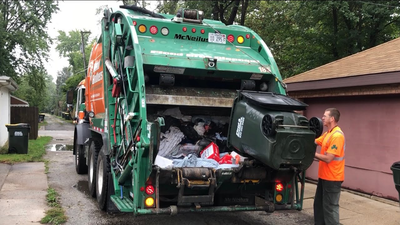 Flood Brothers Rear Loader Garbage Truck
