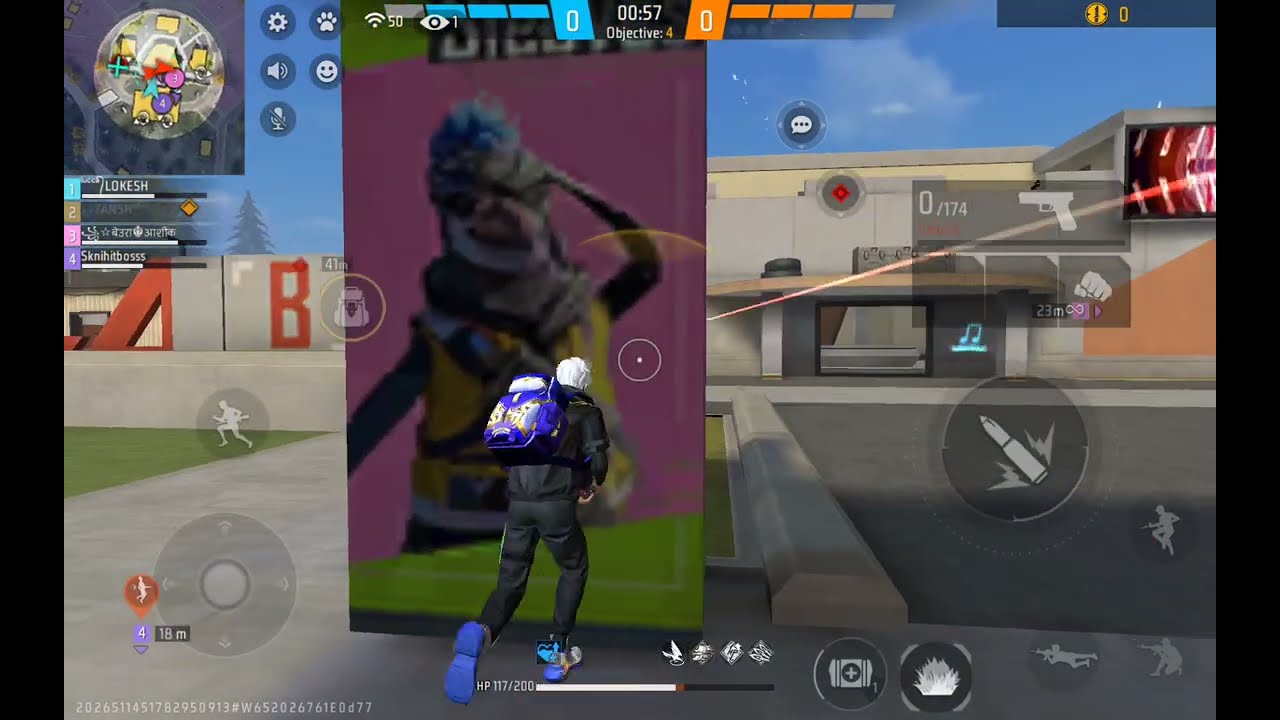 Free fire full video BR Ranked ranked push match #freefire #freefireclips 