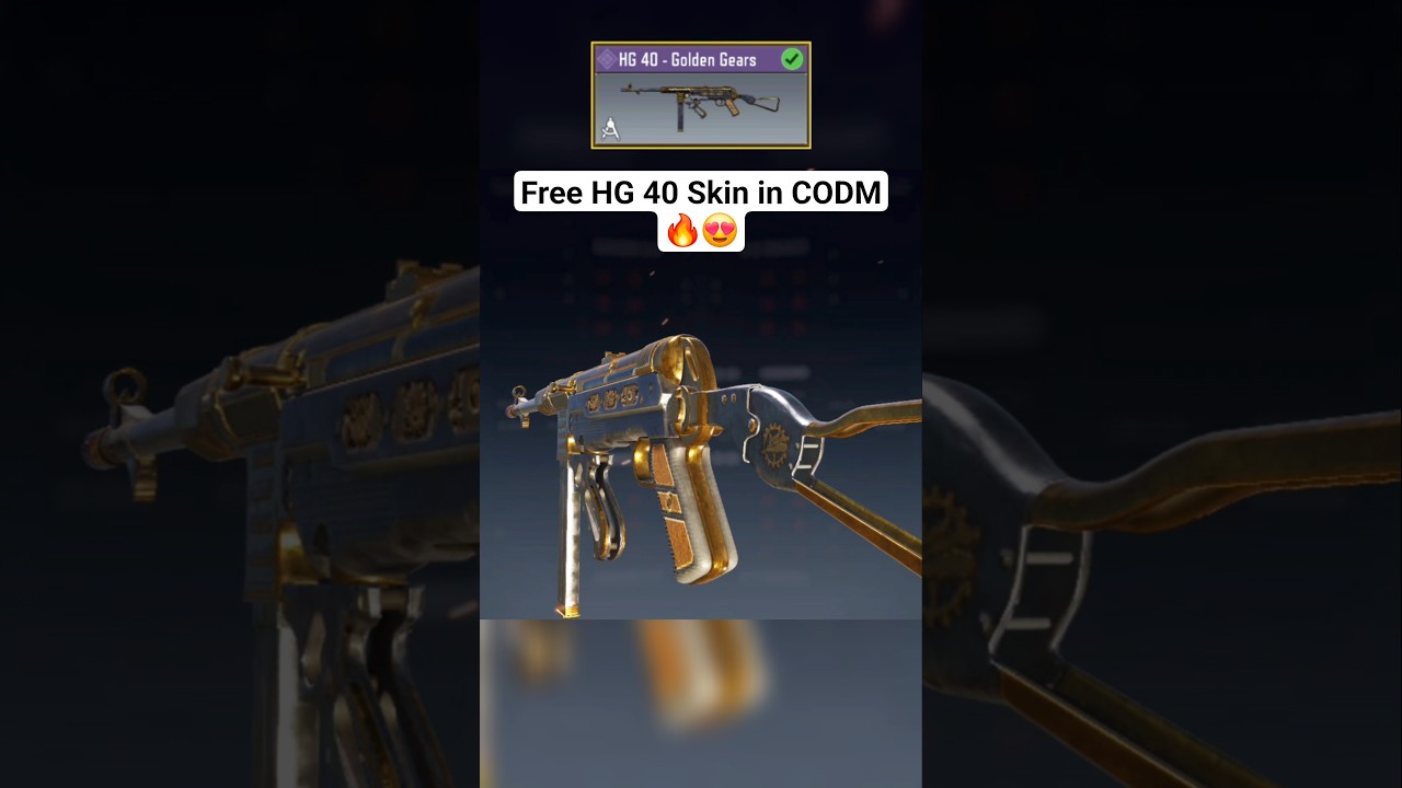 Don't Miss This Free HG 40 Skin in CODM..🤯🤩 #shorts #codm #codmobile