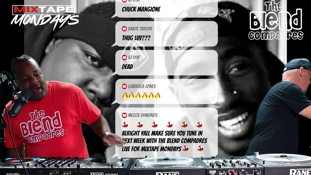 Notorious B.i.G & 2Pac  ( Tupac) Blends with The Blend Compadres ( Live & Unrehearsed Blends )
