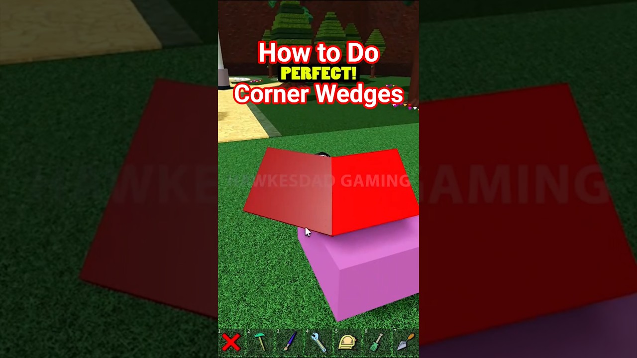 Roblox Build a Boat for Treasure Tutorial Fill Gap Corner Wedges Technique #roblox #babft