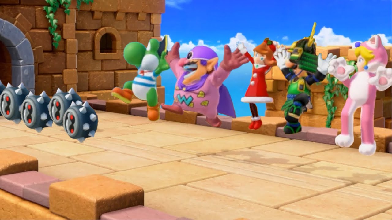 Battle of the Minigame - Luigi vs Mario vs Peach vs Daisy | Super Mario Party