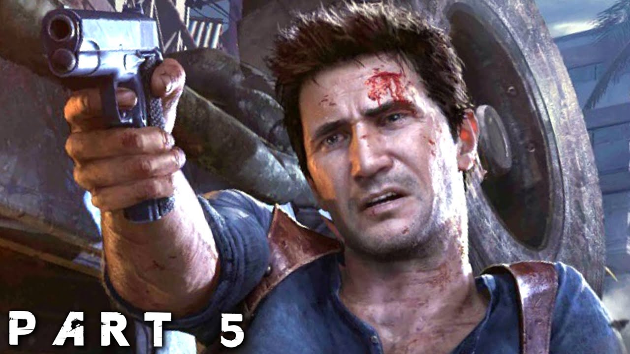 Insane Hand Cannon in Uncharted Drake's Fortune Walkthrough Gameplay Part 5 (PS4)