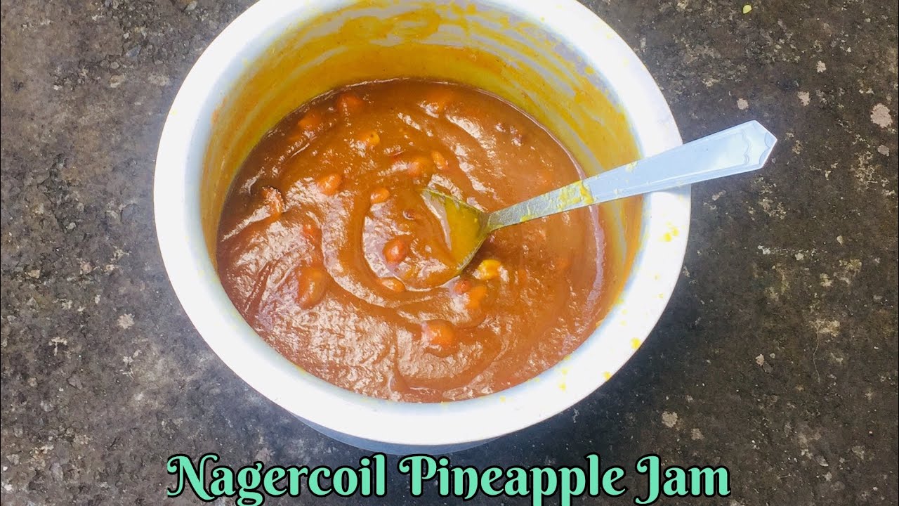 நாகர்கோவில் ஸ்பெஷல் அன்னாசி பழம் ஜாம் / Nagercoil Kalyana veetu Pineapple Jam Recipe in Tamil