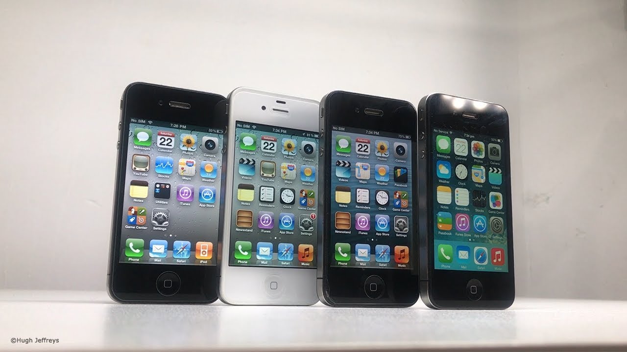The iPhone 4 on every version of IOS (IOS 4 - 7)