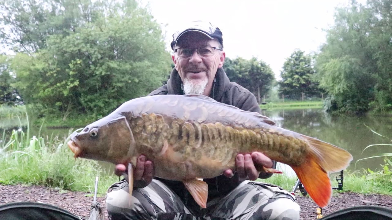 Tyersal hall carp fishing, Archie's pb!