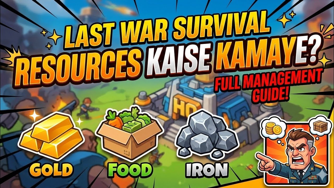Last War Me Resources Kaise Kamaye ? | resource Management in Last War