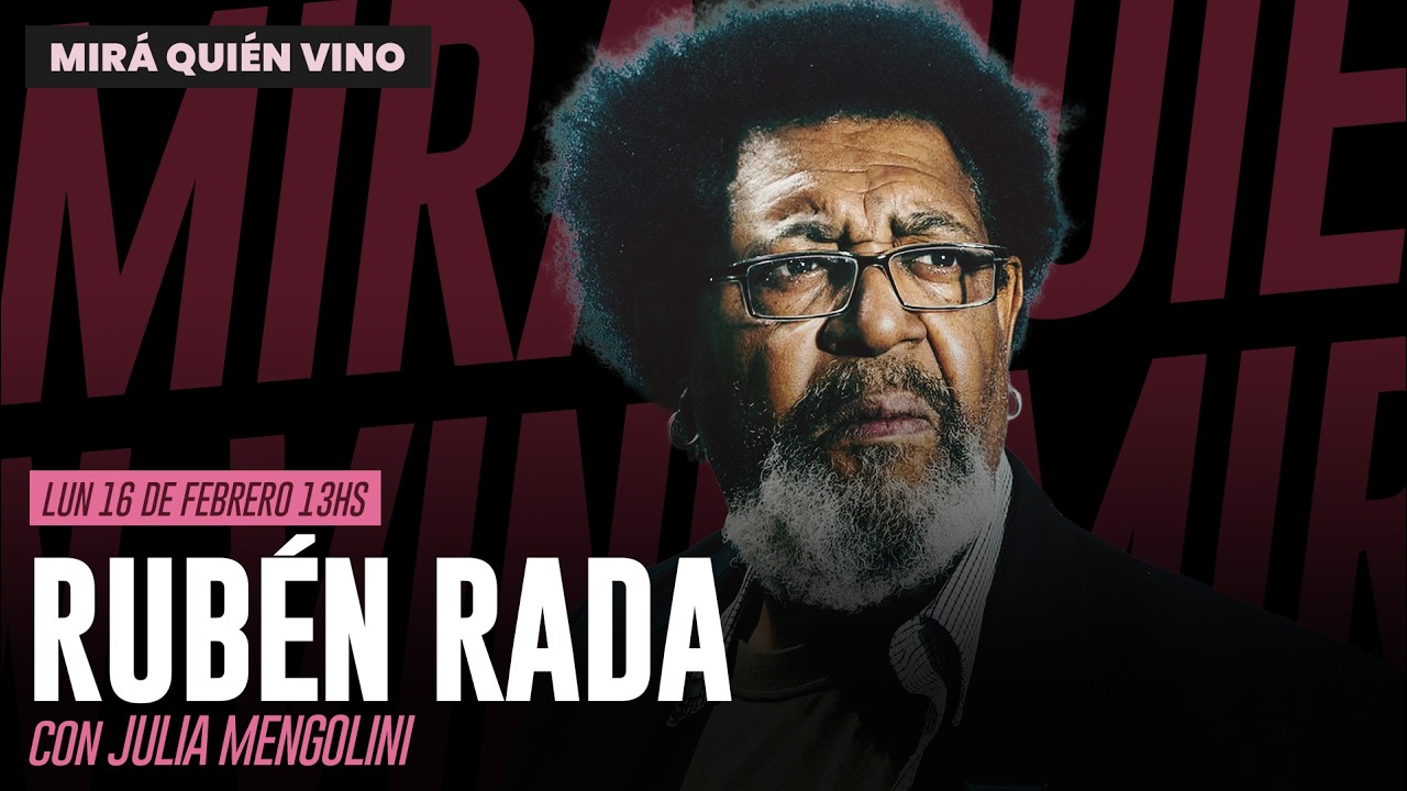 RUBÉN RADA en MIRÁ QUIÉN VINO con JULIA MENGOLINI | EN VIVO