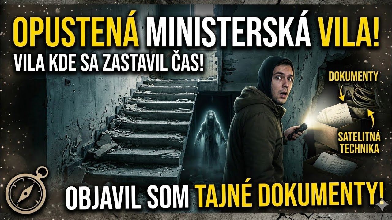 Opustená ministerská vila-Spúšť a skaza