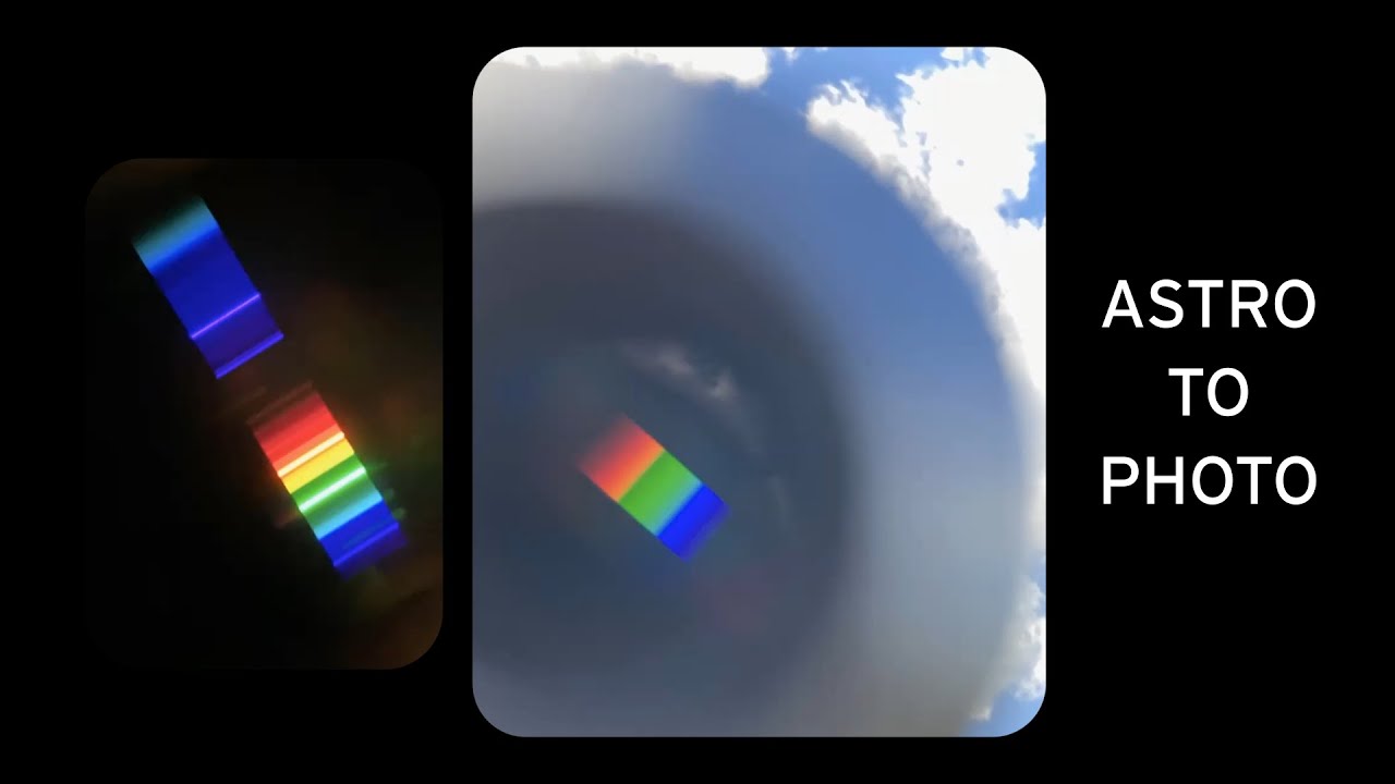 Quantum astrochemist tries imaging with an ordinary camera