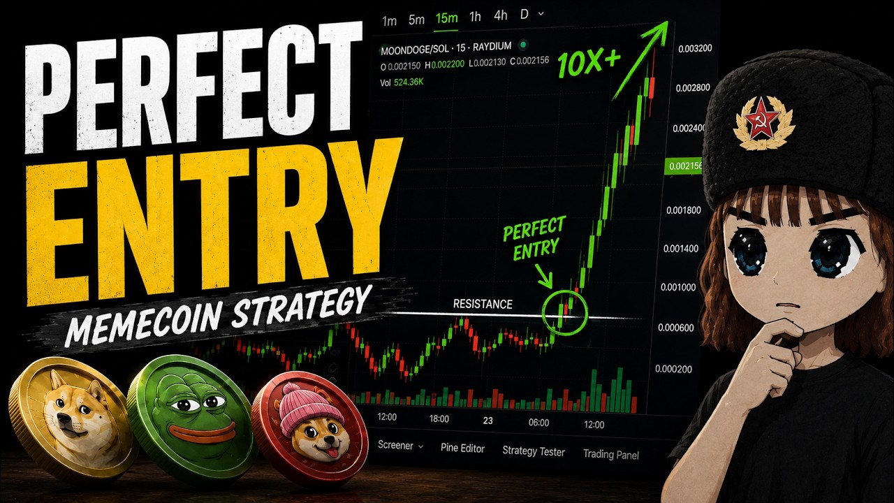 How I Find the PERFECT Entry on Memecoins 📈 (Full Strategy)