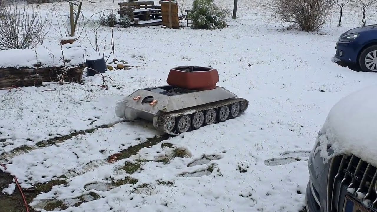 Building a T34 - Scale 1:4 - First Run