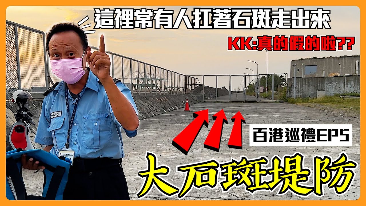 【百港巡禮EP5】警衛說岸邊很多大石斑？這堤防絕不單純...填海造陸的生態有比較厲害嗎？高雄港 南星計畫區 