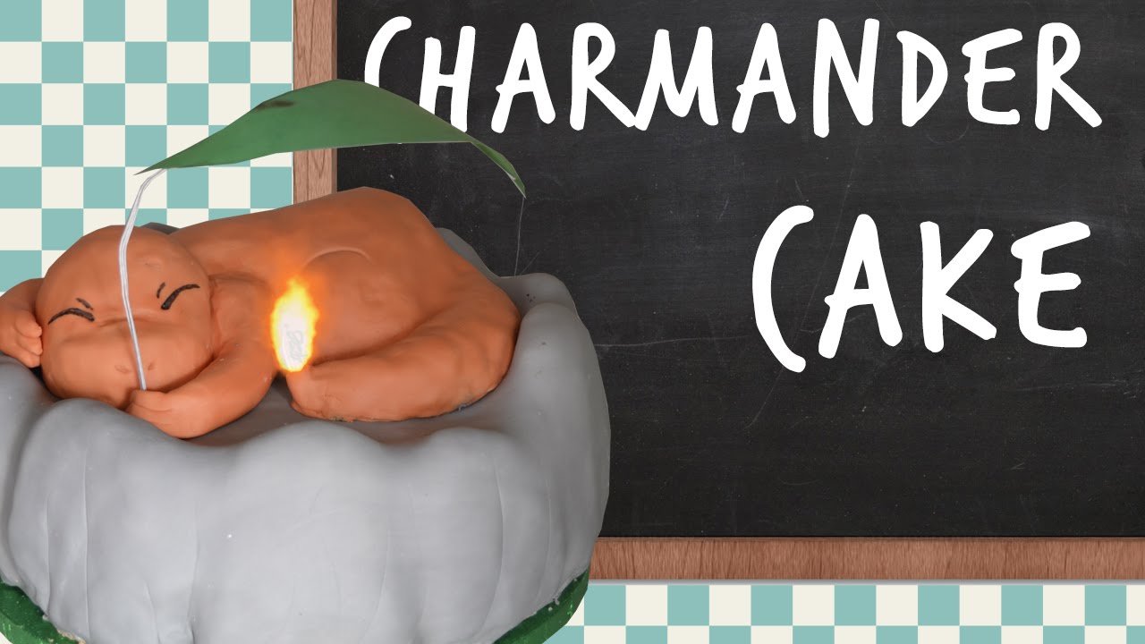 Charmander Cake - Nerd Kitchen