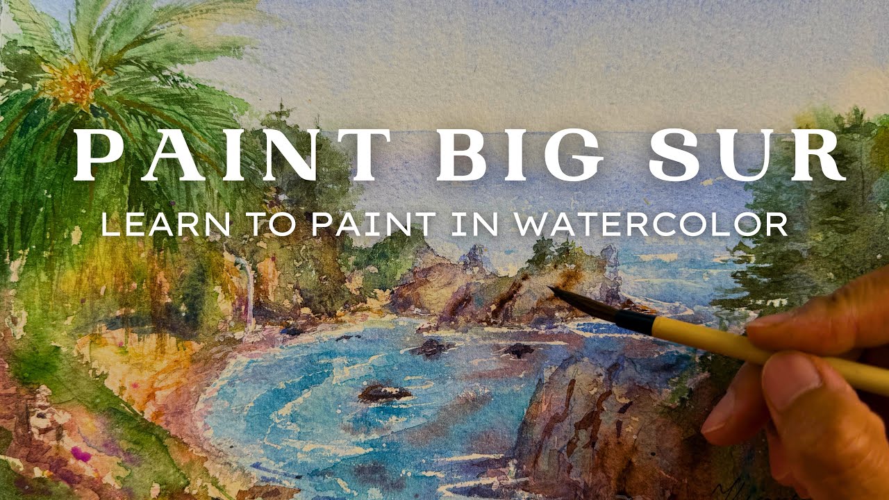 Why This Ocean Scene Means So Much: A Watercolor Story of the Pacific Coast