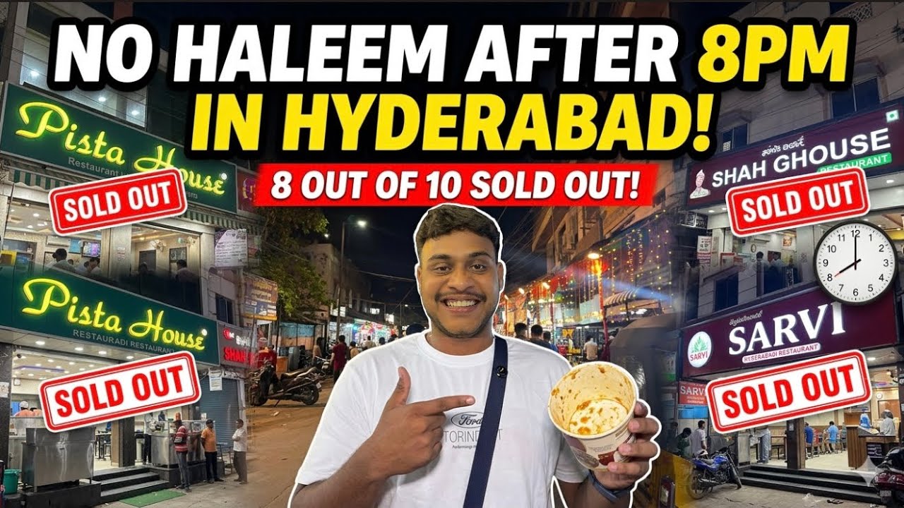 Hyderabad Haleem Hunt FAILED! | 8 Places Sold Out After 8 PM | Ramzan Reality