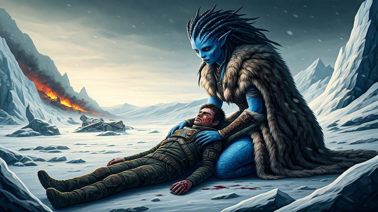 Survival In The Cold - The Huntress Who Saved Him -- HFY
