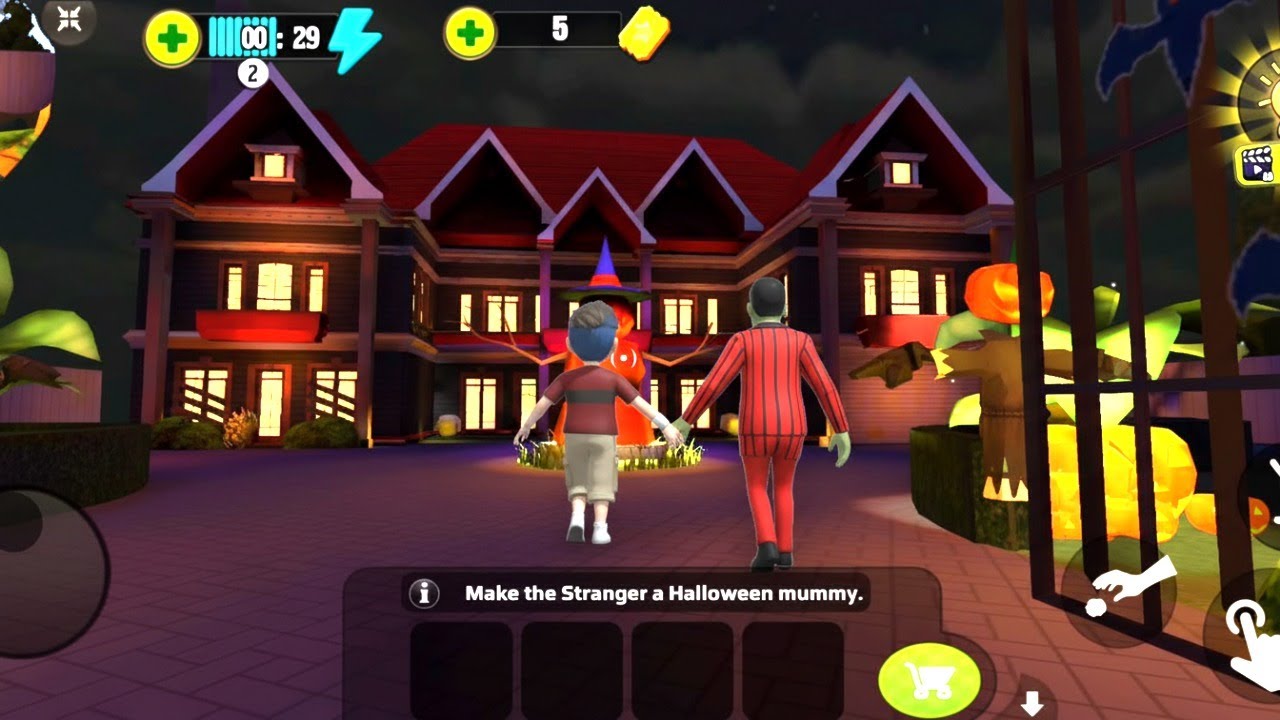 Scary Stranger 3D - New Update Halloween Pranks with Bob and Nick