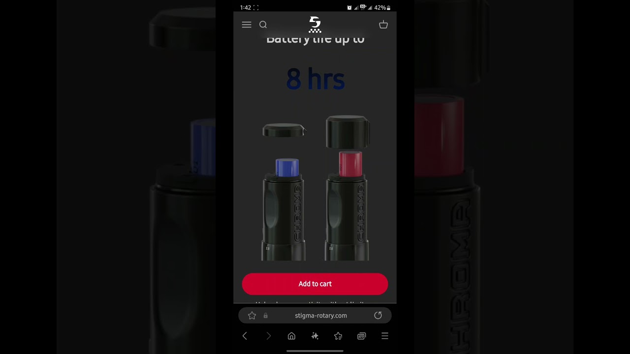 Stigma Rotary Chroma adjustable stroke wireless tattoo machine first look.