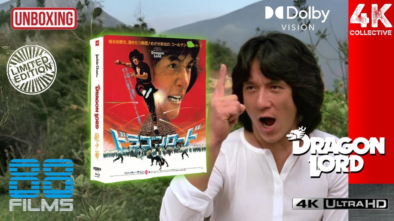 Dragon Lord 4K UltraHD Blu-Ray 88films store Deluxe Limited Edition Unboxing