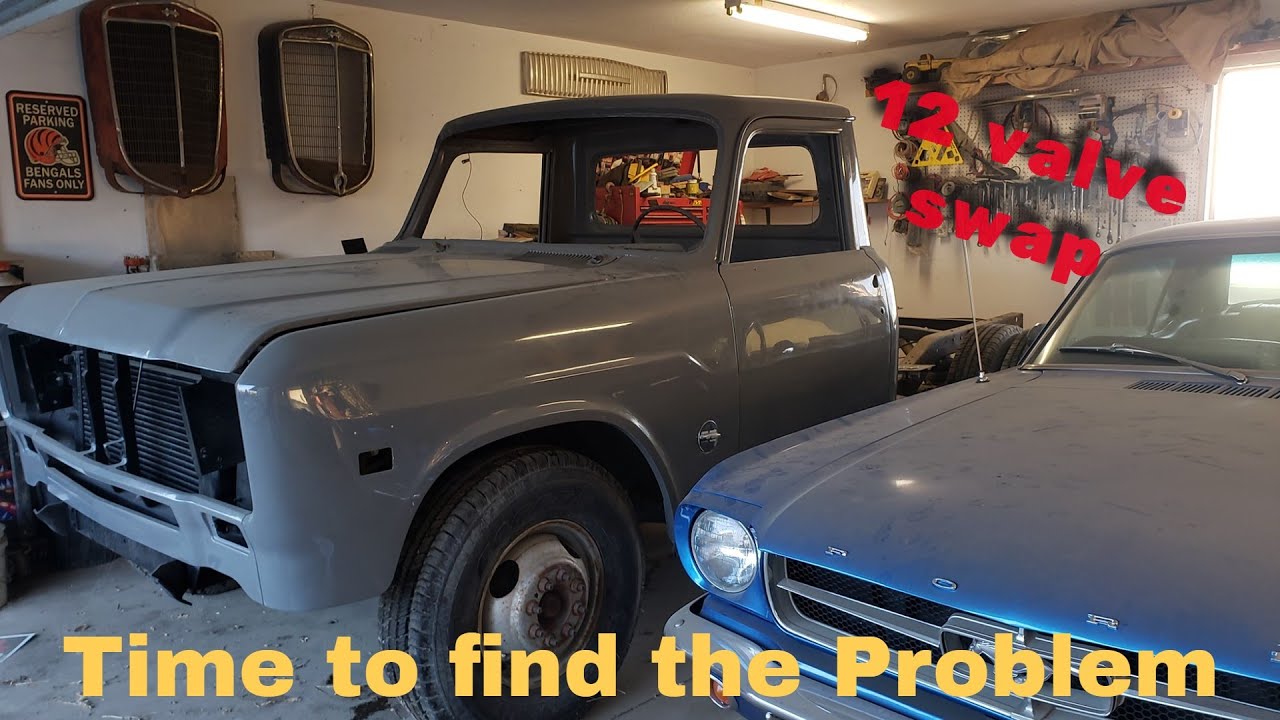 1975 international - truck restoration - 12 valve Cummins - swap - fixing the problem
