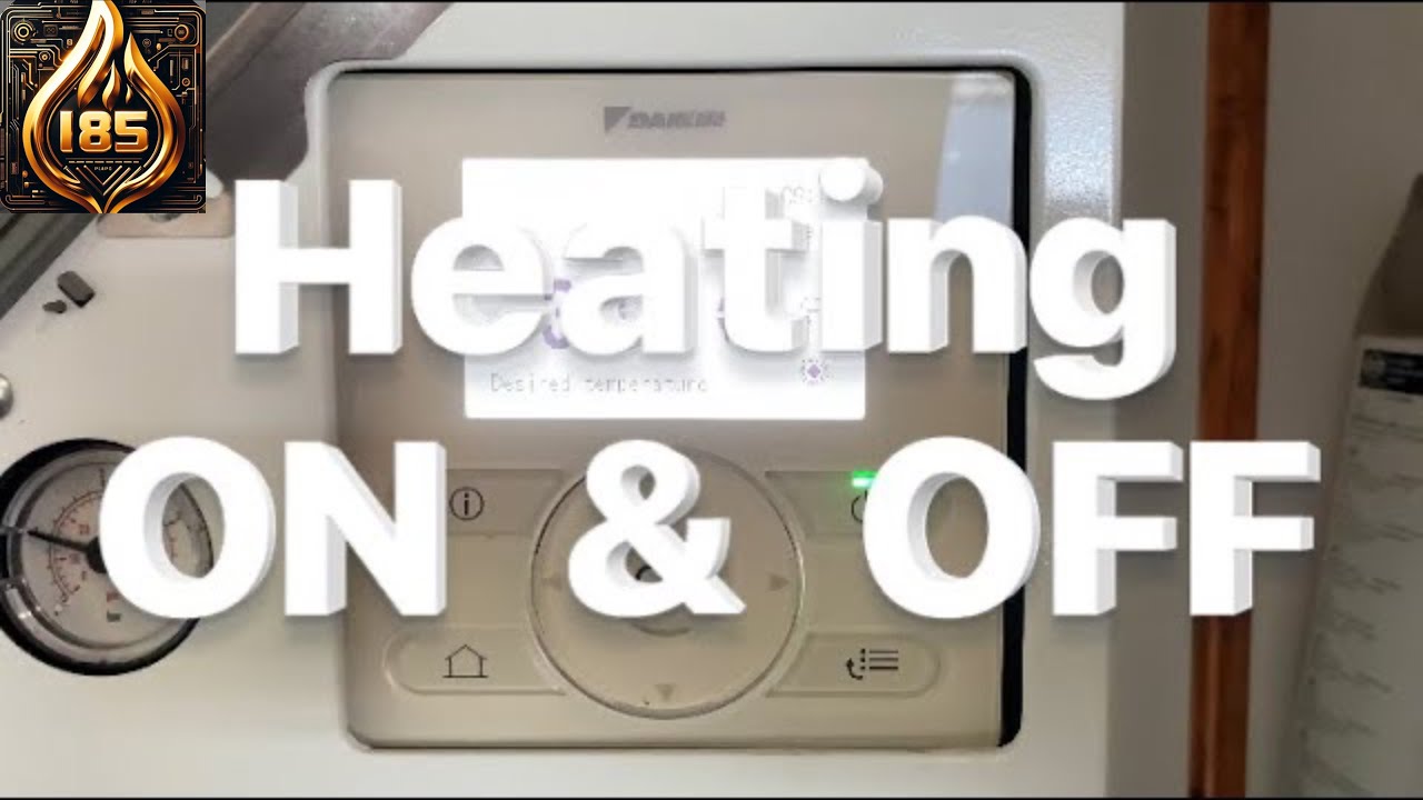 Daikin Low Temperature - Heating ON & OFF #daikin #heating #altherma