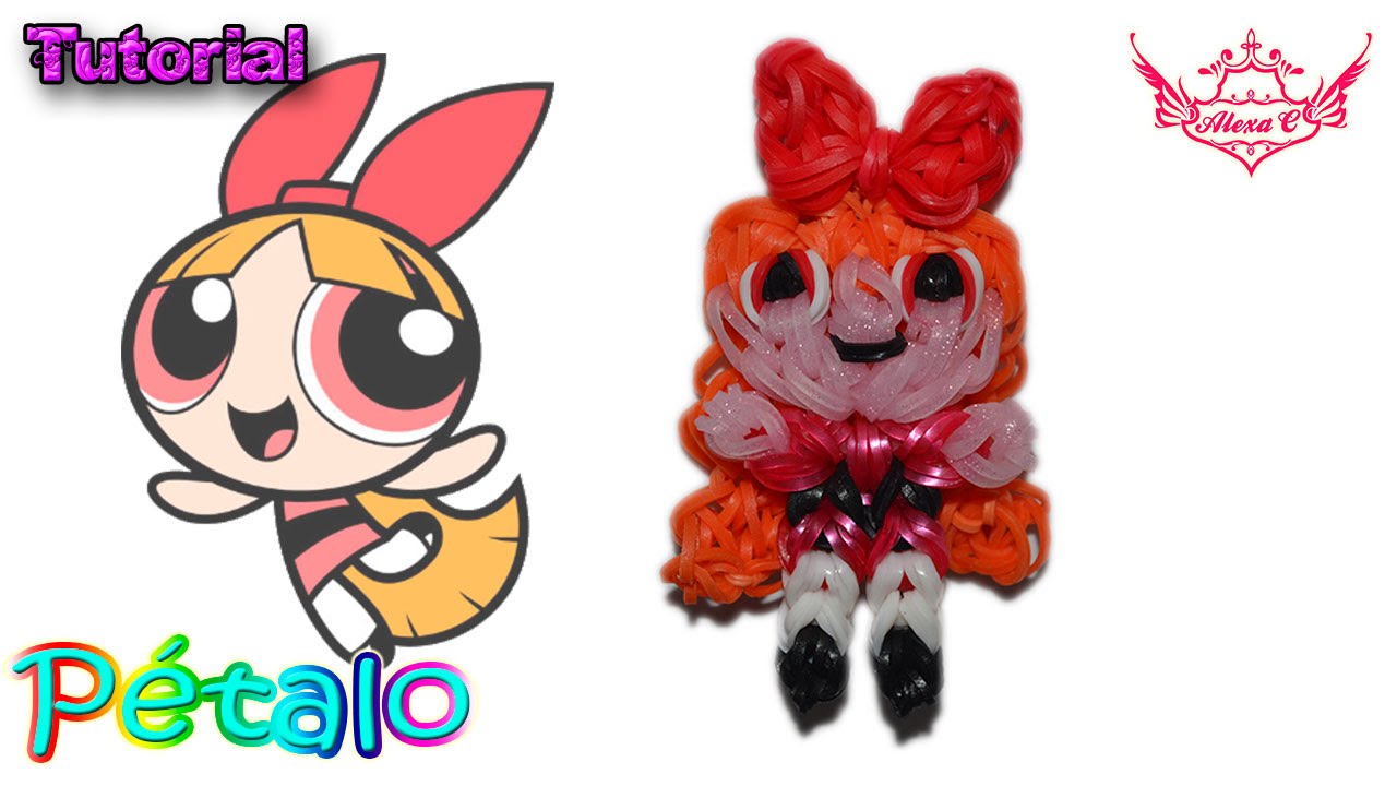 ♥ Tutorial: Pétalo o Bombón (sin telar) ♥