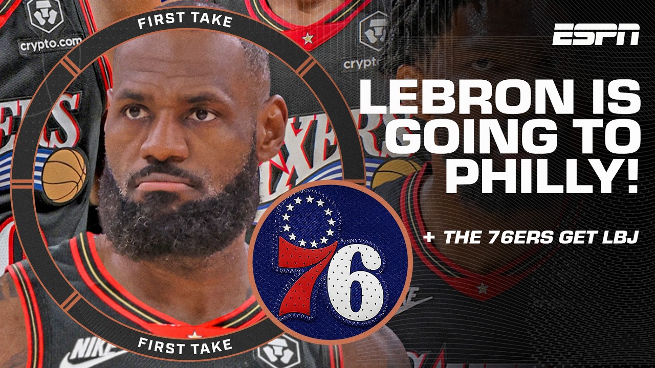 BREAKING NEWS: LeBron James signs with the Philadelphia 76ers! | First Take