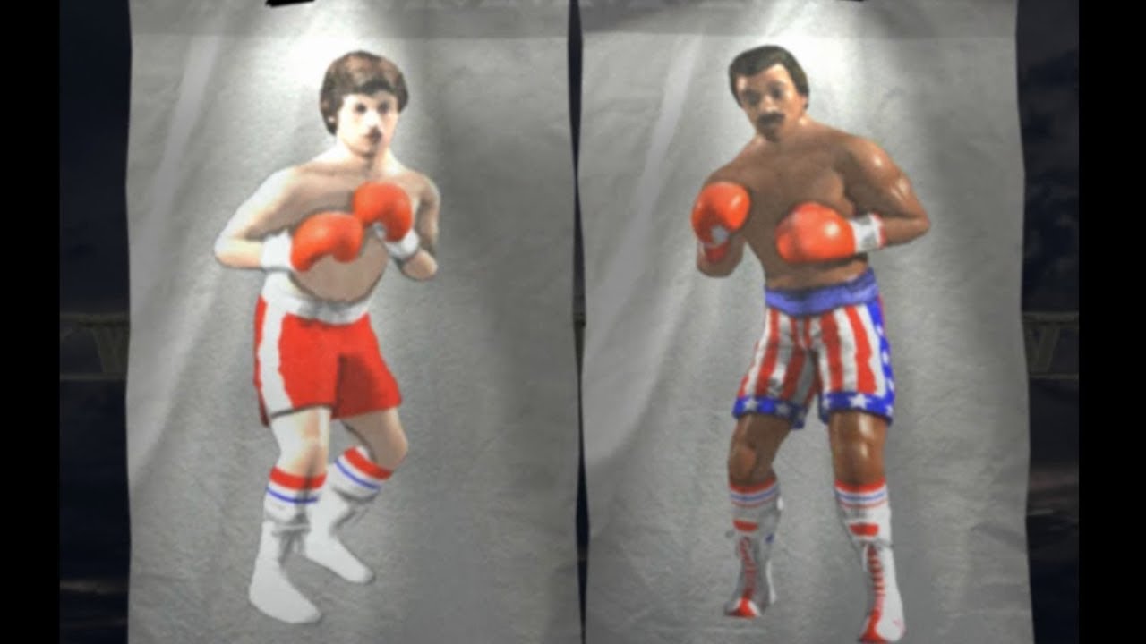 Rocky 2002 (Gamecube) Rocky I vs Apollo Creed (Movie Mode)