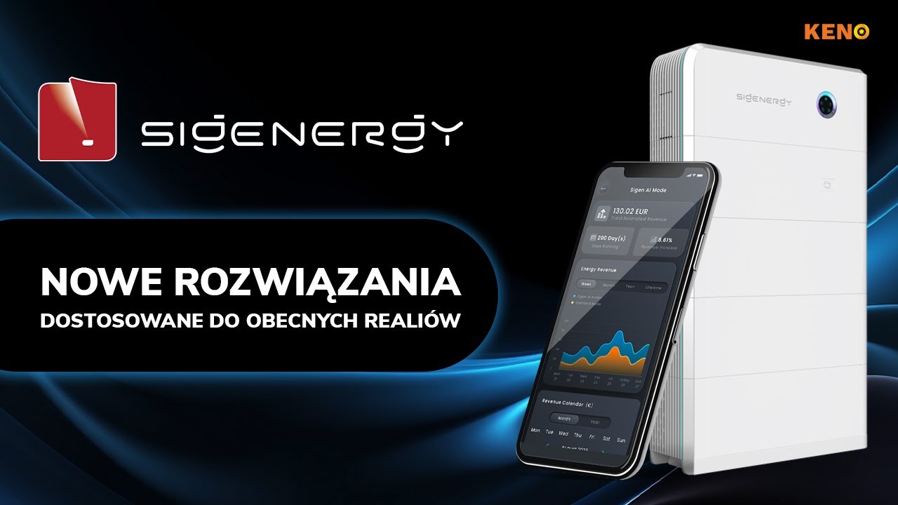 KENOLab | Sigenergy wprowadza rozwiązania dostosowane do obecnych realiów