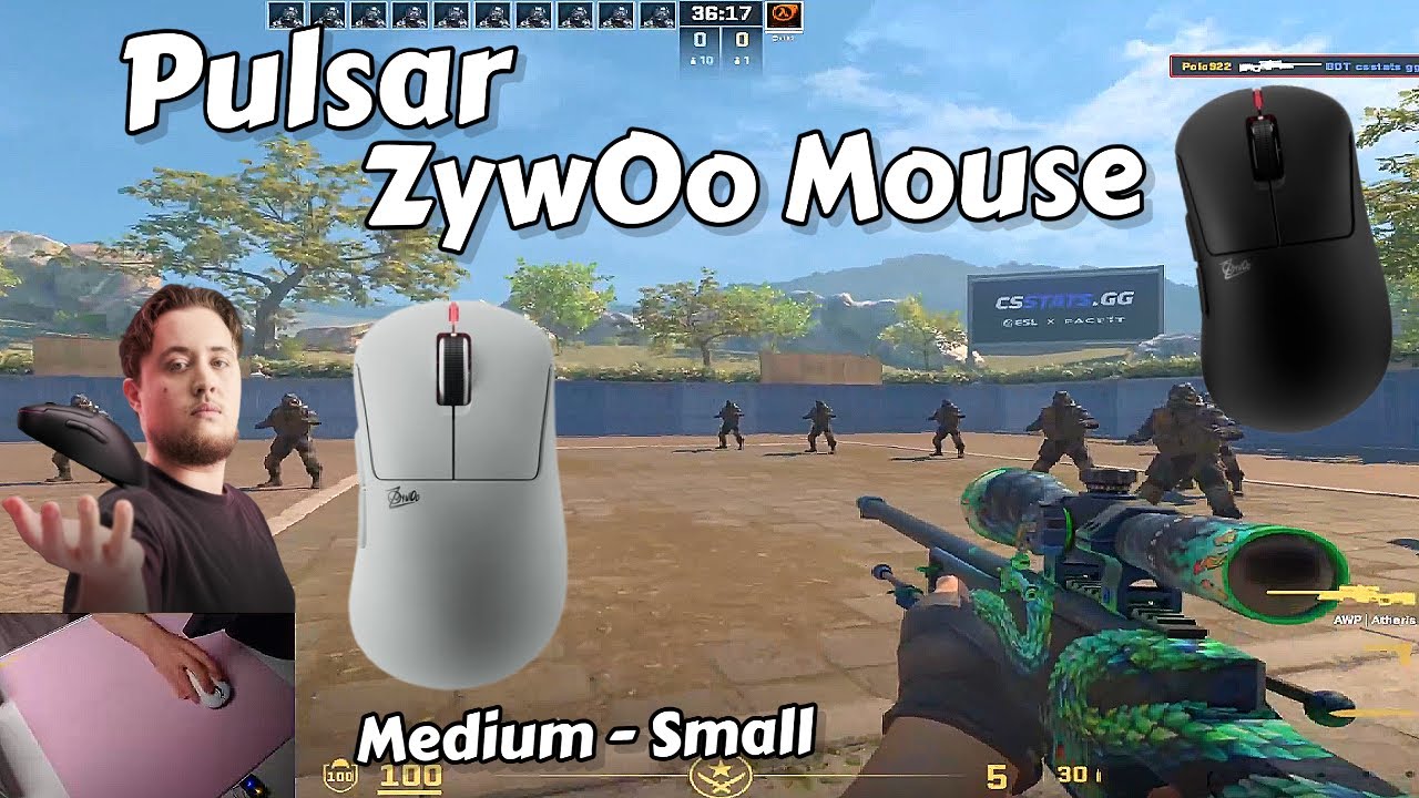 Обзор мыши Pulsar ZywOo на CS2 (мышь W, ожидание версии V2)