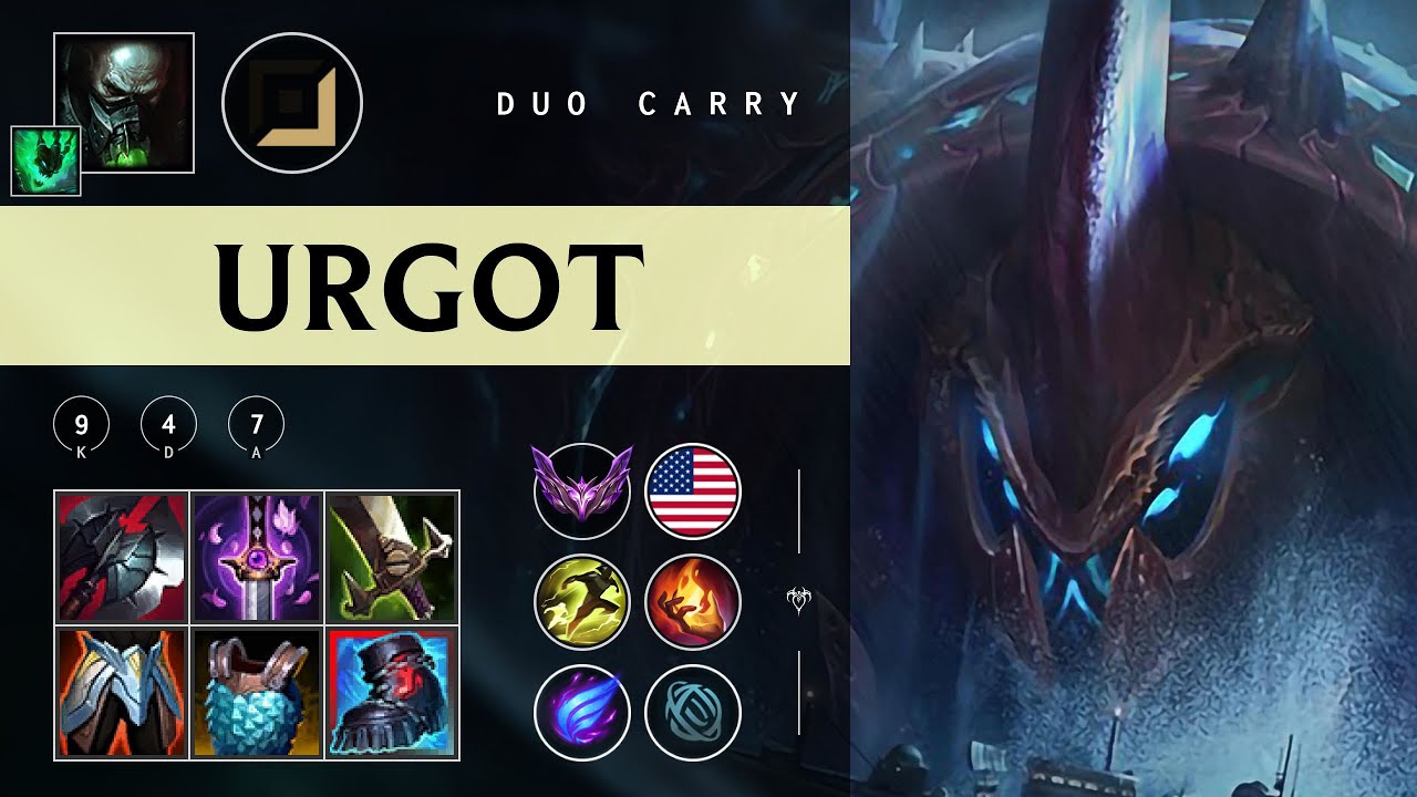 Urgot ADC vs Jhin - NA Master Patch 25.24