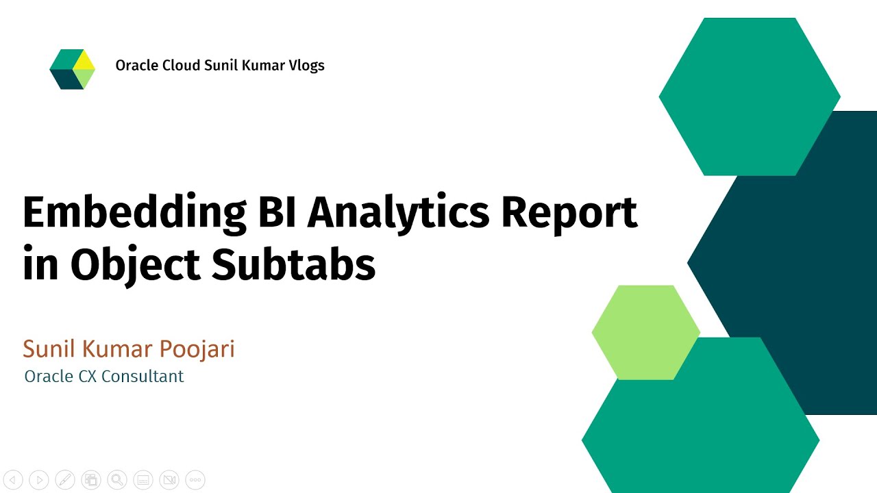 Embedding BI Analytics Report in Object Subtabs | Oracle Fusion Cloud | OracleCX | Simplified UI