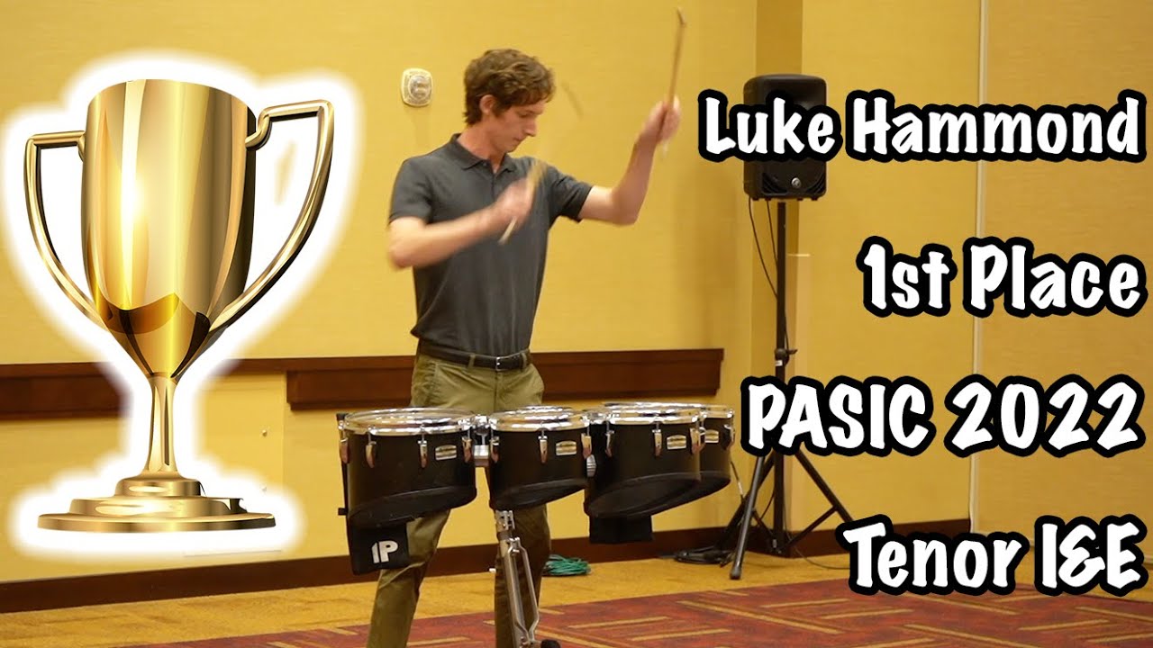 Luke Hammond - 1st Place PASIC Tenor Drum I&E 2022