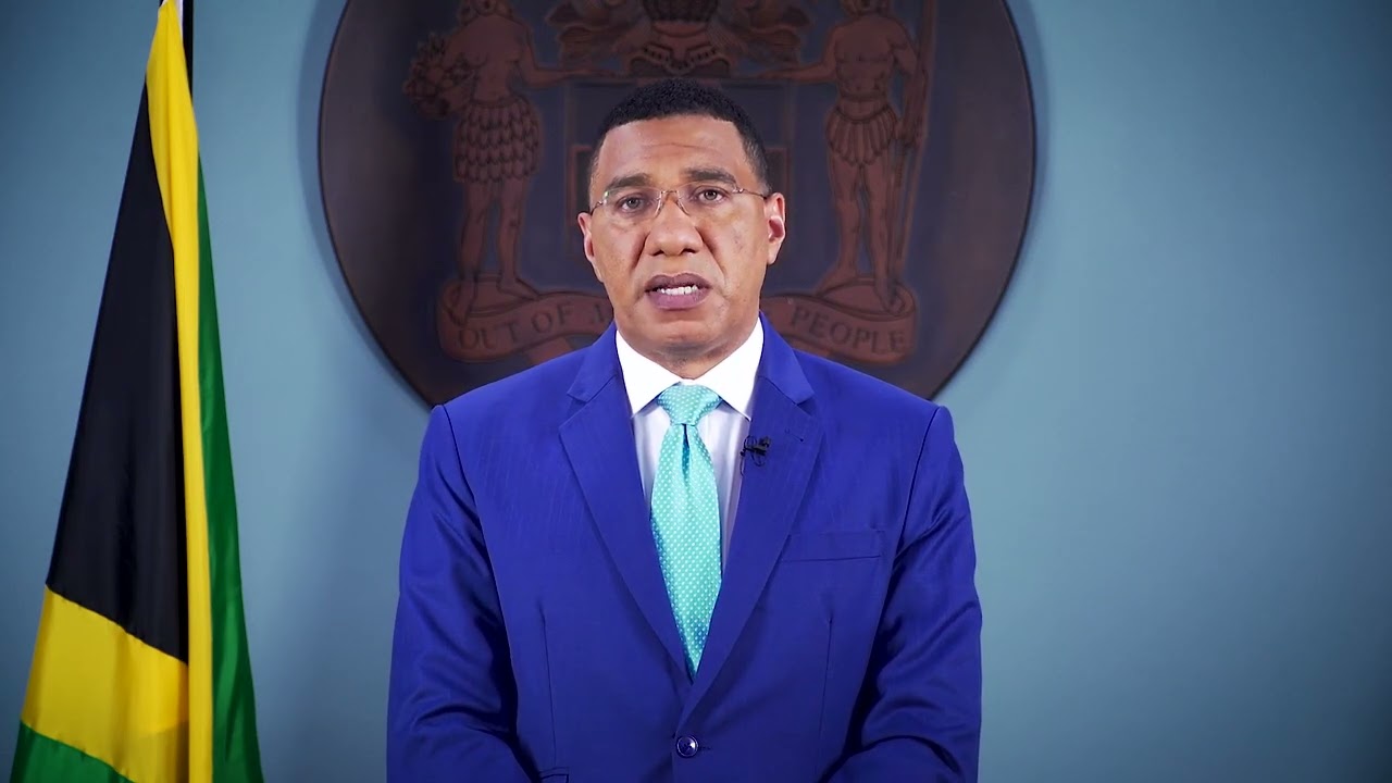 Statement of Support H.E  Andrew Holness, Jamaica Prime Minister